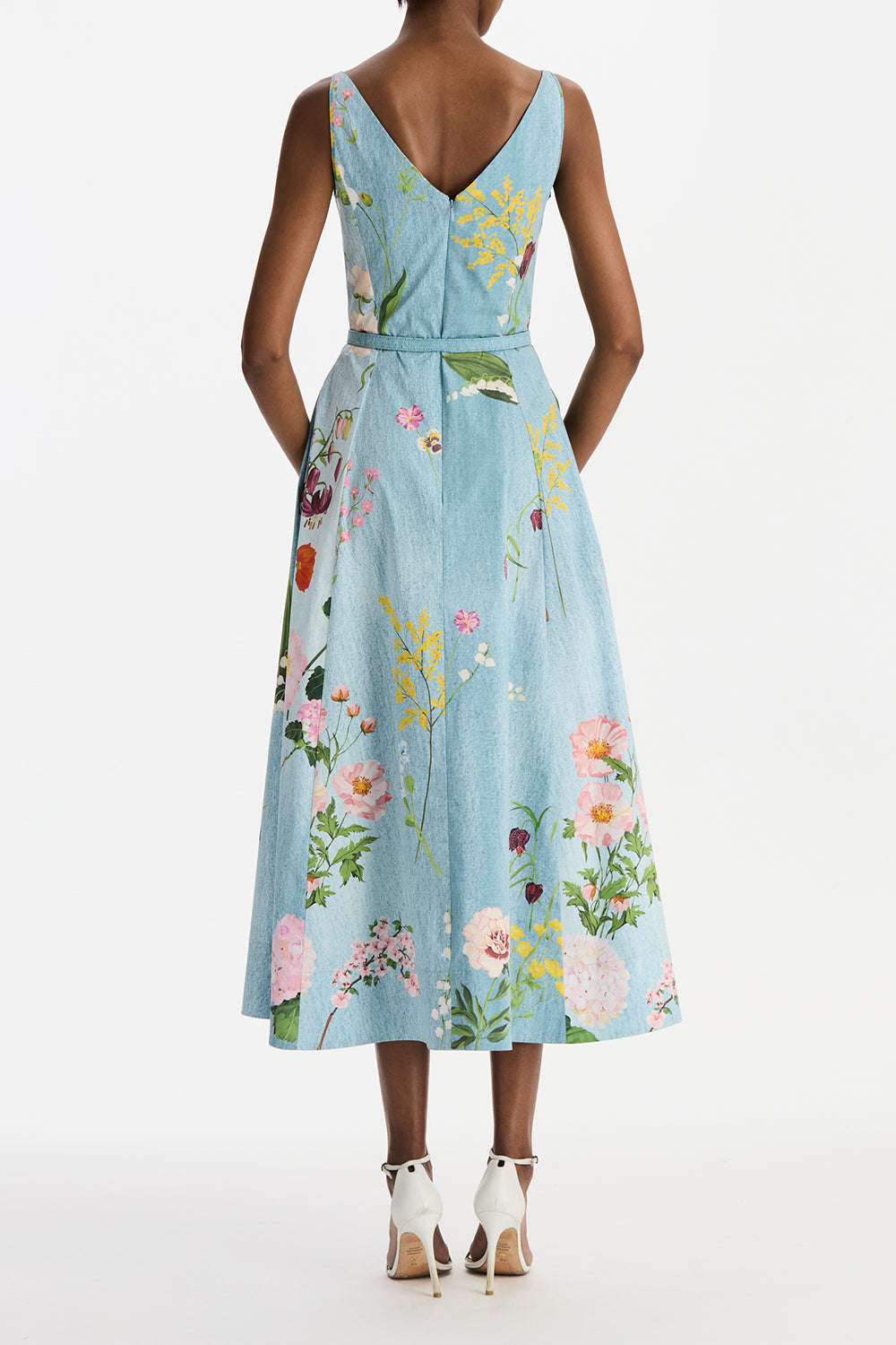 Botanical Poplin Dress