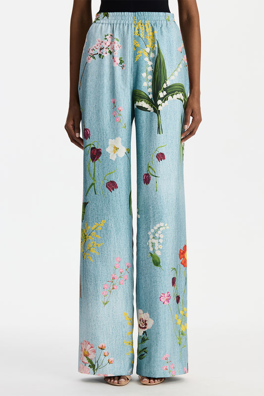 Mixed Botanical Pant