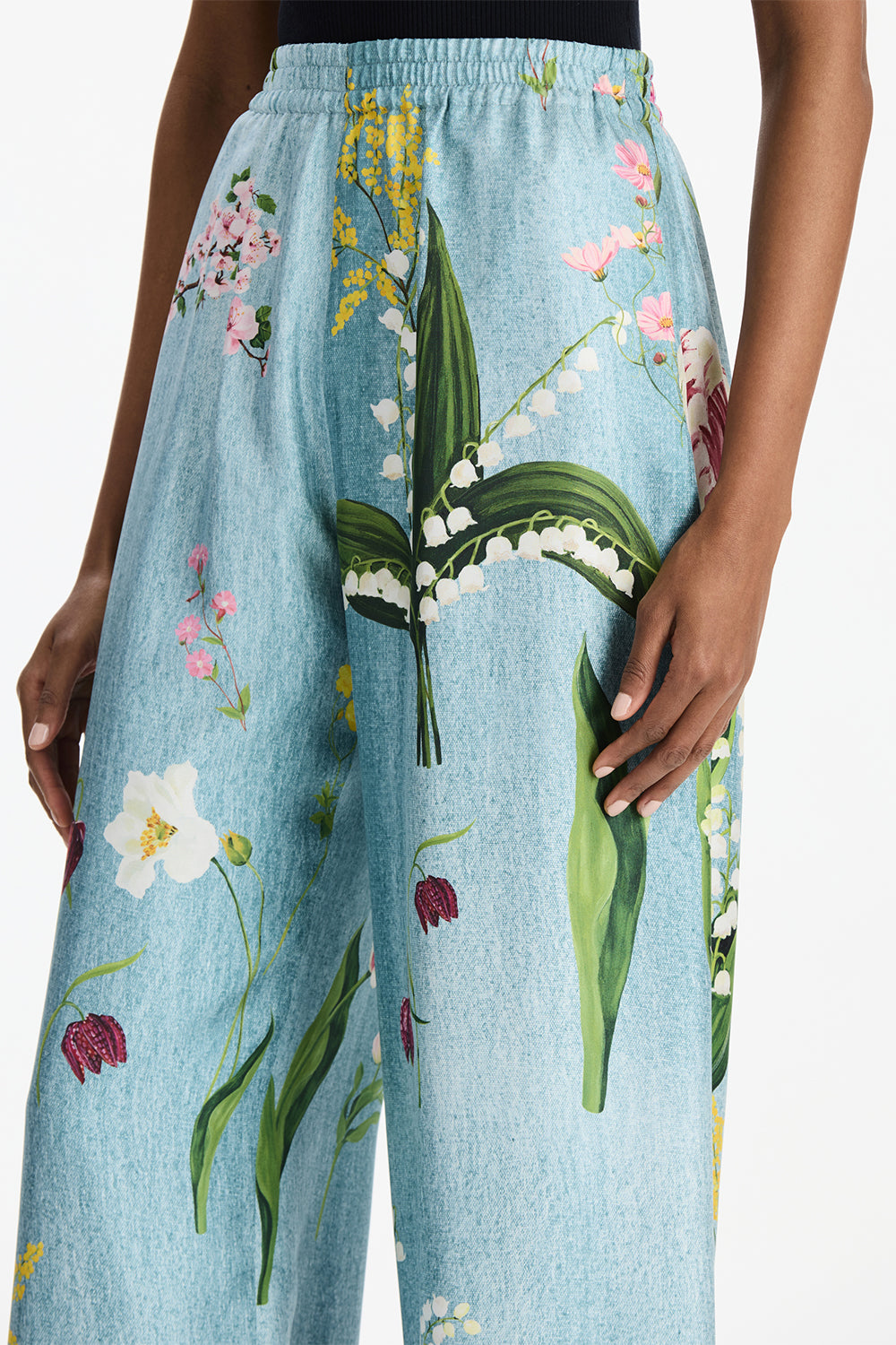 Mixed Botanical Pant