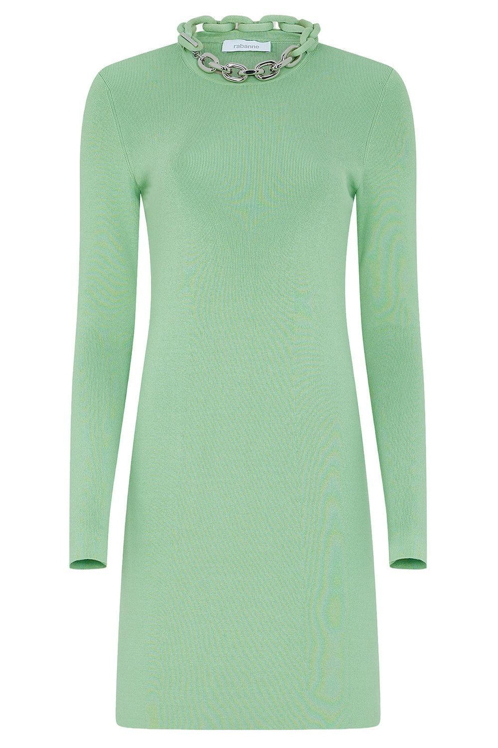 rabanne green dress Long Sleeve Short Knit Style HL090 Ralph Lauren One-Shoulder Interlock Asymmetric hemline Size:38 US Jacket/Waistcoat + 32W Trousers