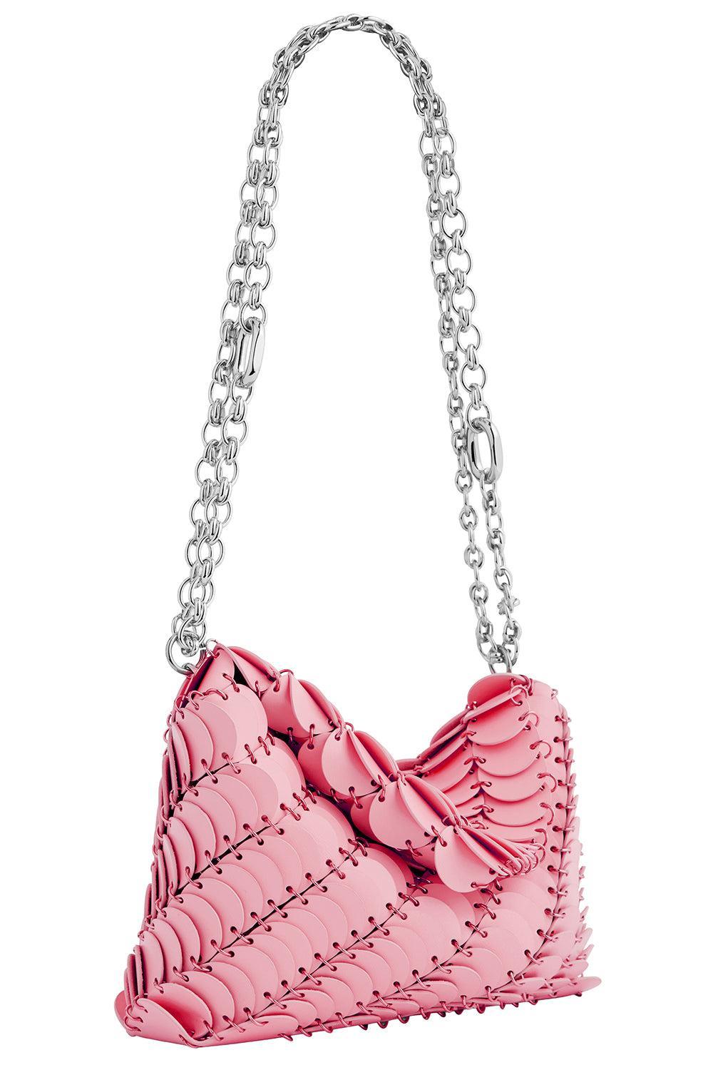 Paco Night Bag - Pink Silver-PINK-HANDBAGSHOULDER-RABANNE