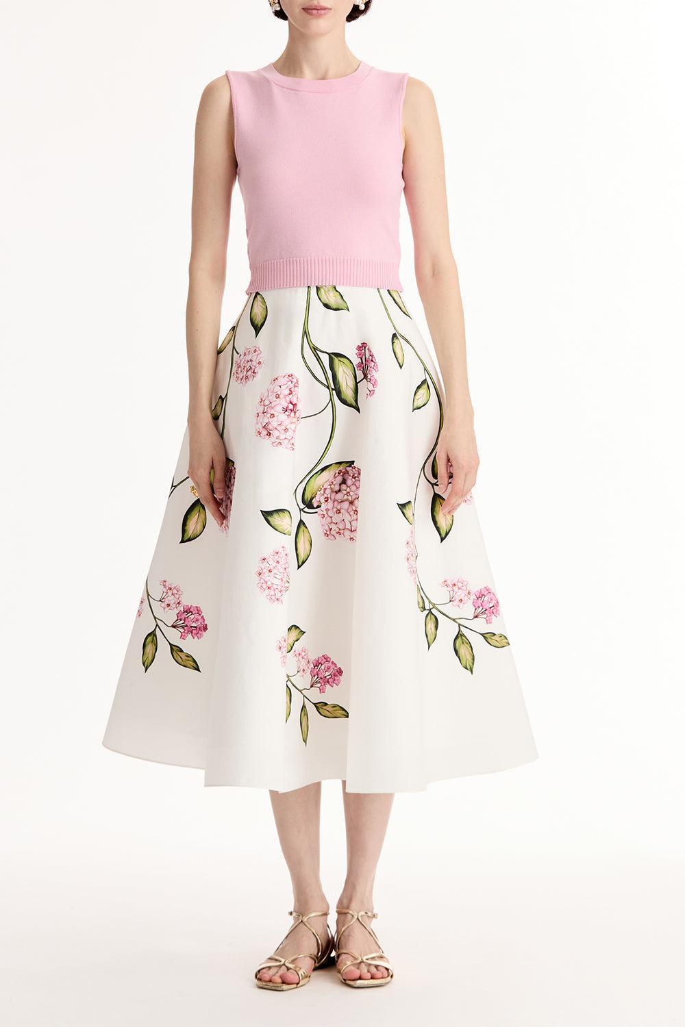 Sleeveless Knit Tank - Pink-PINK-XS-CLOTHINGTOPKNITS-OSCAR DE LA RENTA