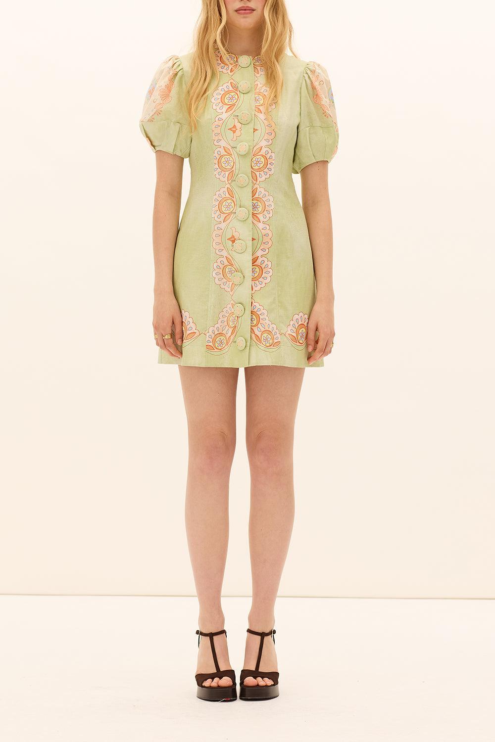 Matthiola Pannelled Mini Dress-MULTI-0-CLOTHINGDRESSCASUAL-KATE FORD