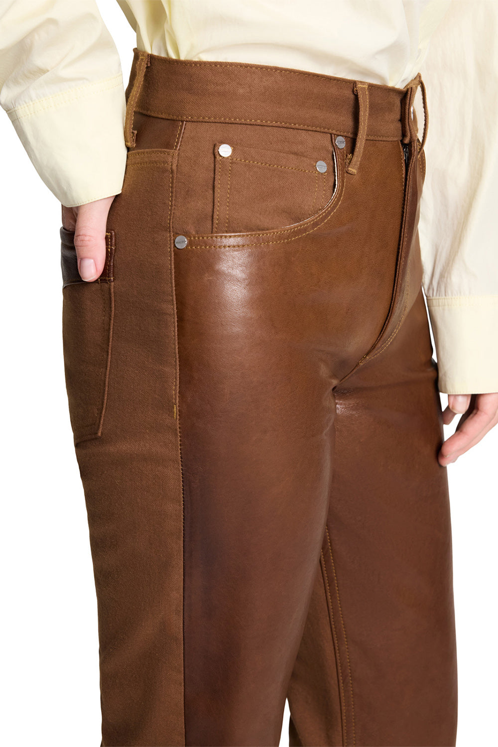 Cowboy Kent St Pant-BROWN-25-CLOTHINGPANTSLIM FIT-TWP