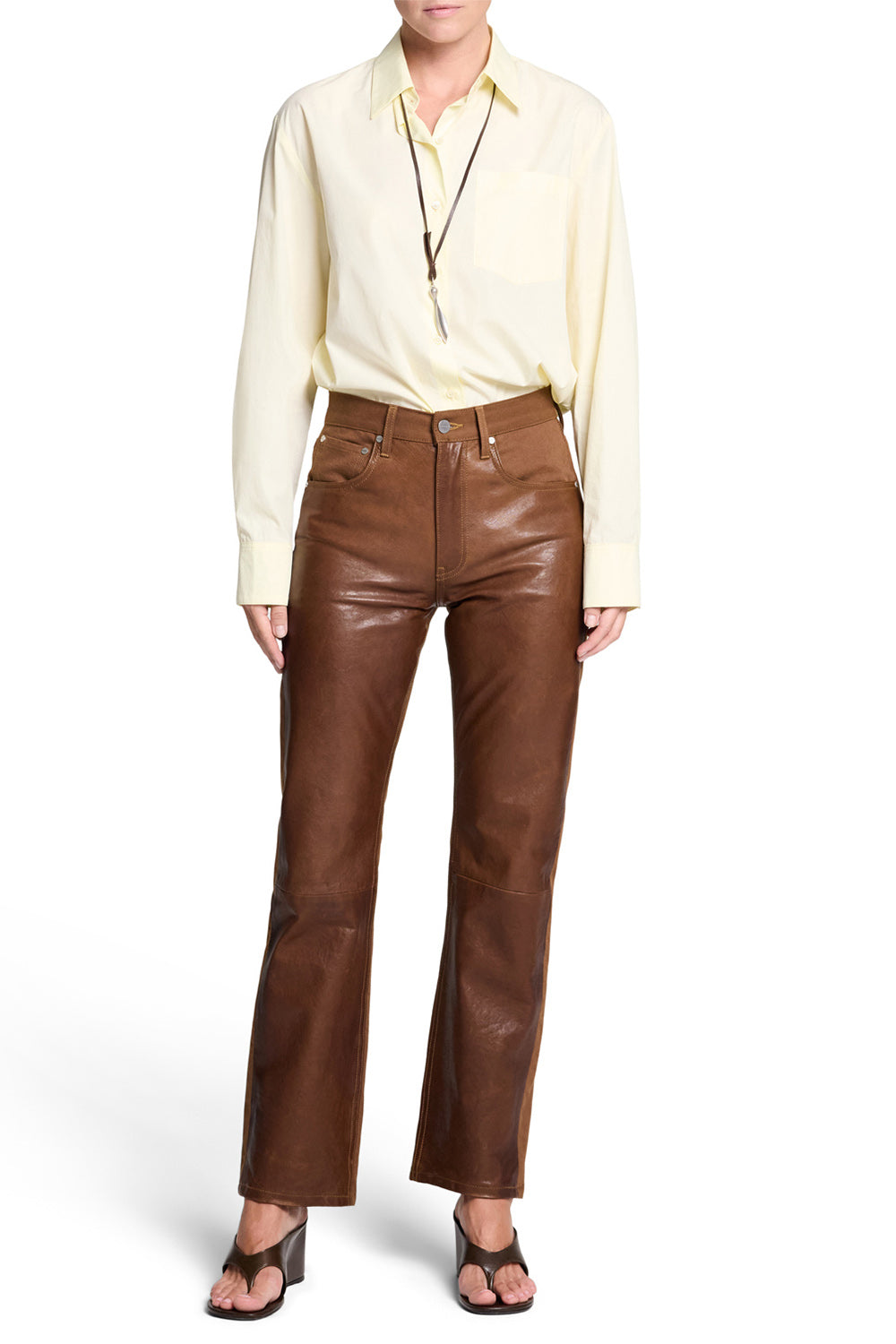 Cowboy Kent St Pant-BROWN-25-CLOTHINGPANTSLIM FIT-TWP