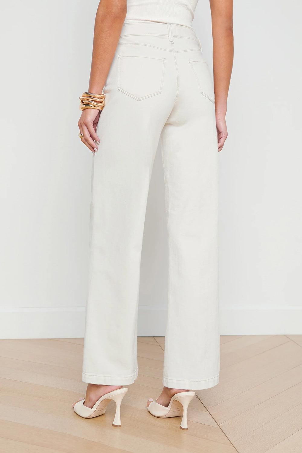 Scottie Wide Leg Jean-CREAM-26-CLOTHINGPANTWIDE LEG-L'AGENCE