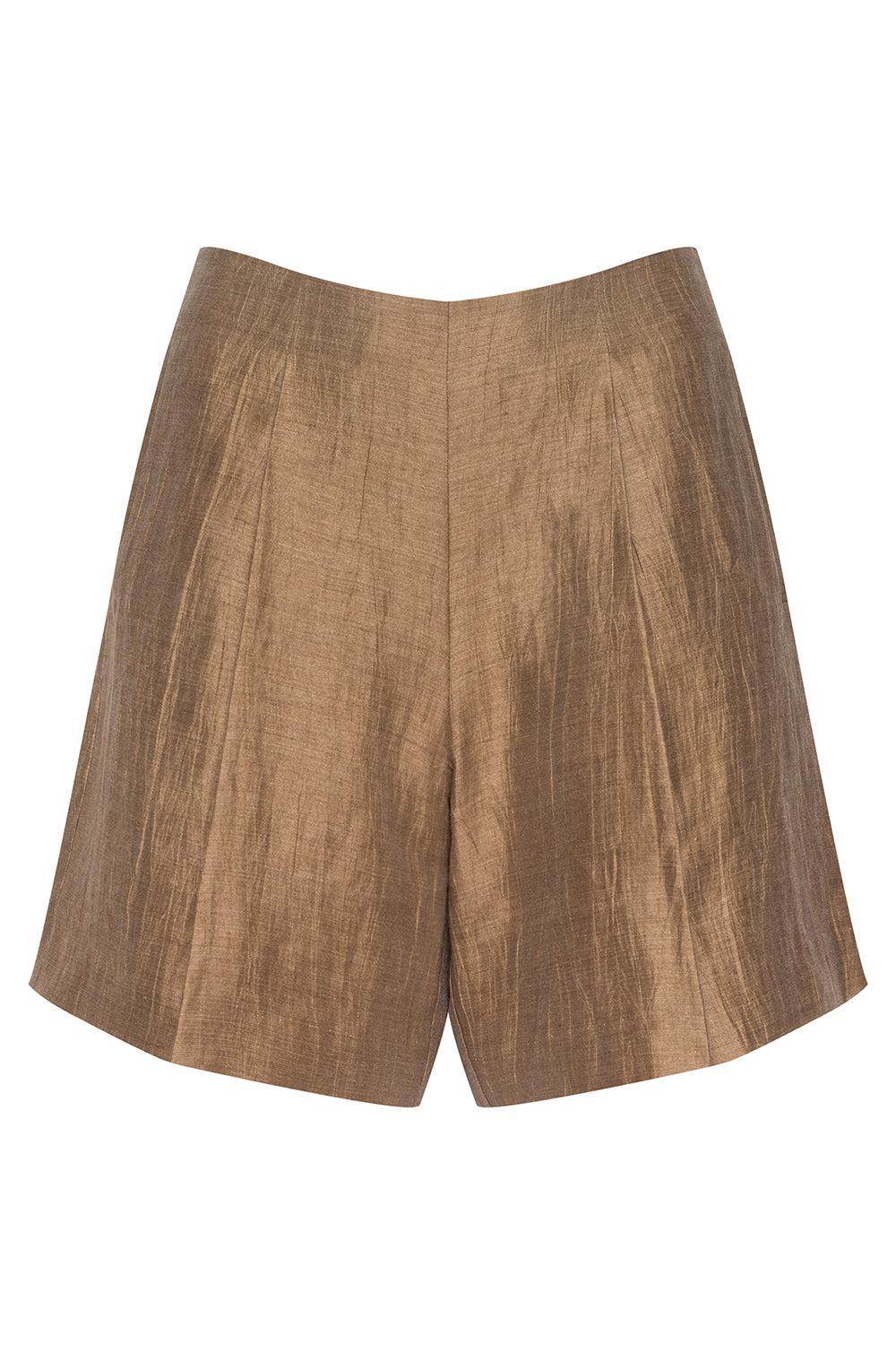 Hadleigh Long Short-BROWN-0-CLOTHINGPANTSHORT-L'AGENCE