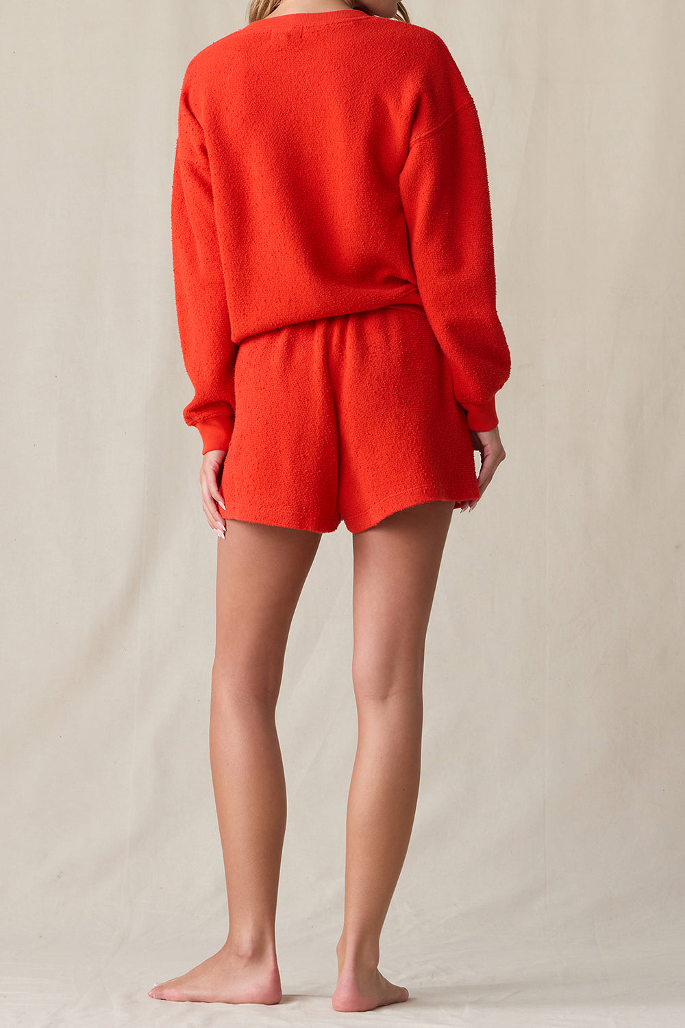 Classic Crewneck Sweater - Tomato