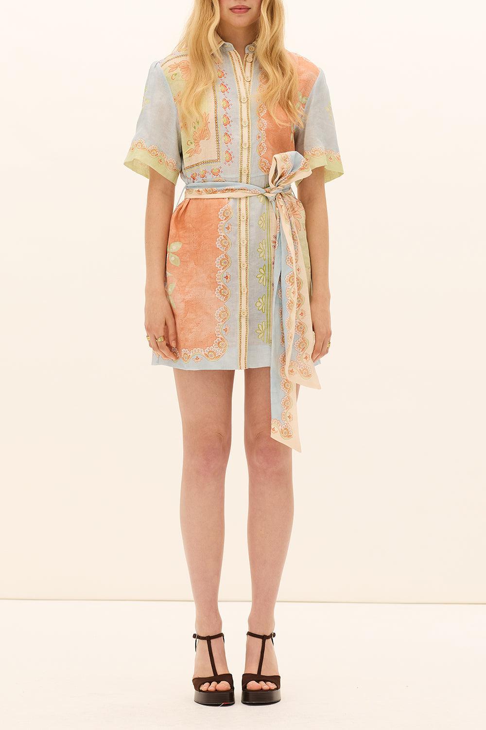 Matthiola Shirt Dress-MULTI-0-CLOTHINGDRESSCASUAL-KATE FORD