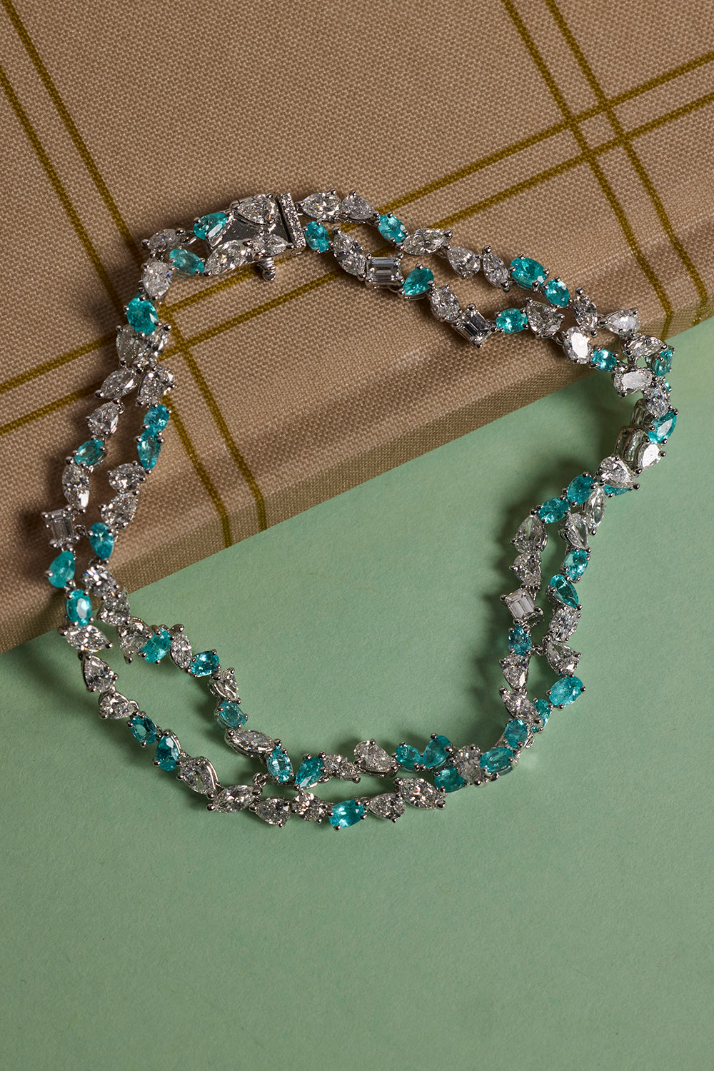 Diamond Paraiba Tourmaline Bracelet
