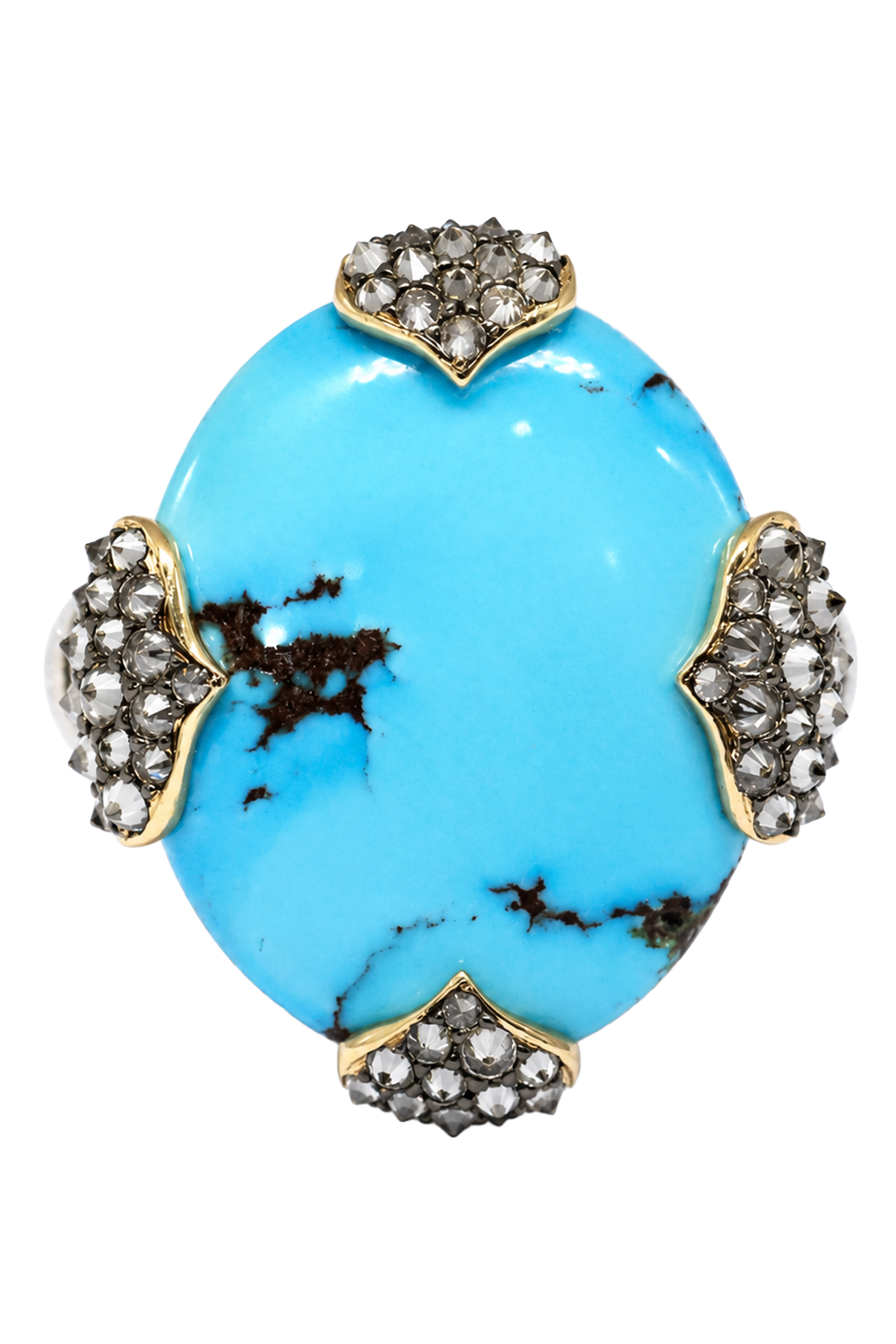 Turquoise Diamond Ring