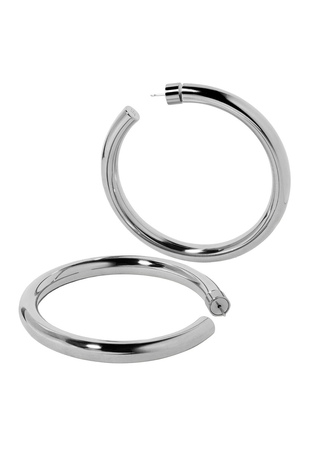 Samira Hoop Earrings - Silver - 2in-SILVER-JEWELRYBOUTIQUEEARRING-JENNIFER FISHER