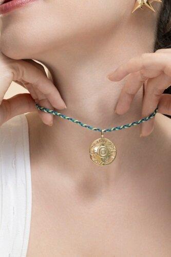 Love Pendant-YELLOW GOLD-JEWELRYFINE JEWELPENDANT-CAROL KAUFFMANN