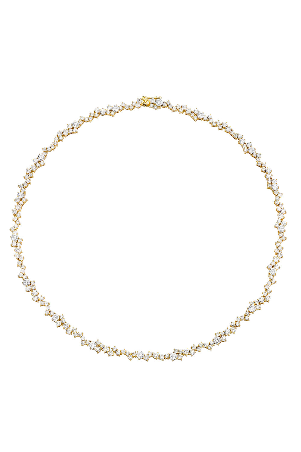 Diamond Eternity Cocktail Necklace