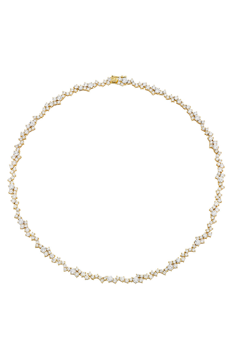 Diamond Eternity Cocktail Necklace