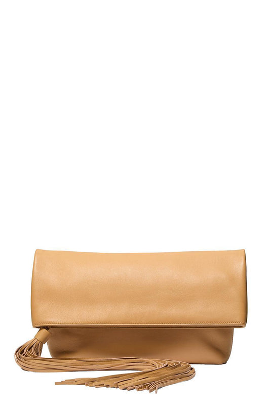 Thalitha Clutch-BROWN-HANDBAGCLUTCHES-MICHAEL KORS COLLECTION