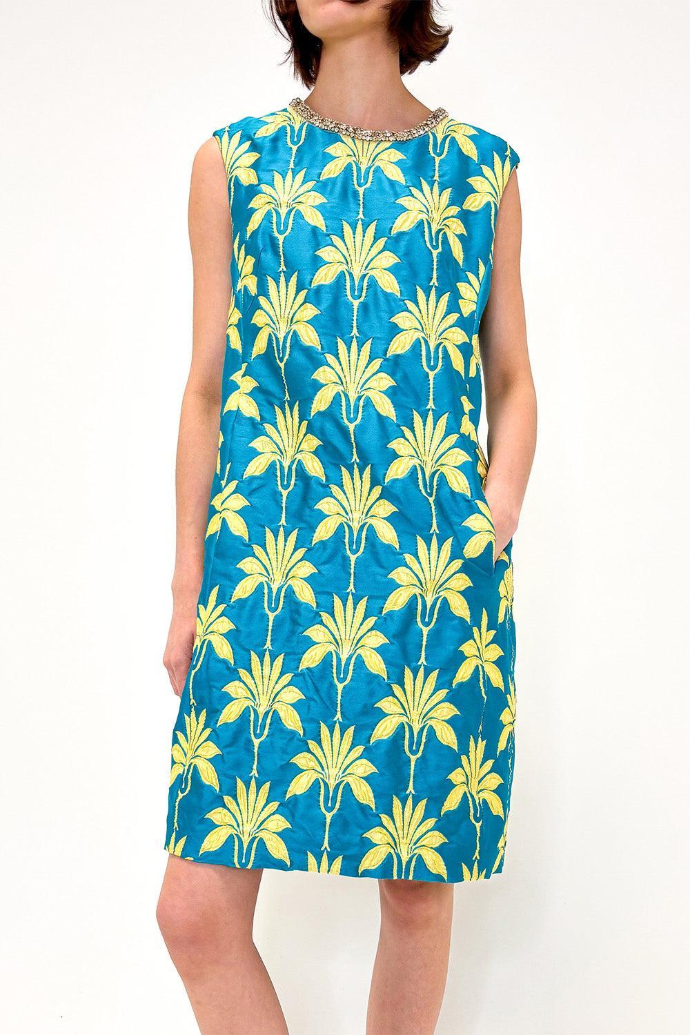 Shortsleeve Dress-GREEN-36-CLOTHINGDRESSCASUAL-ODEEH