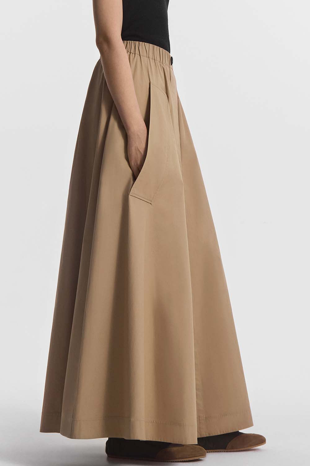 Parachute Maxi Skirt