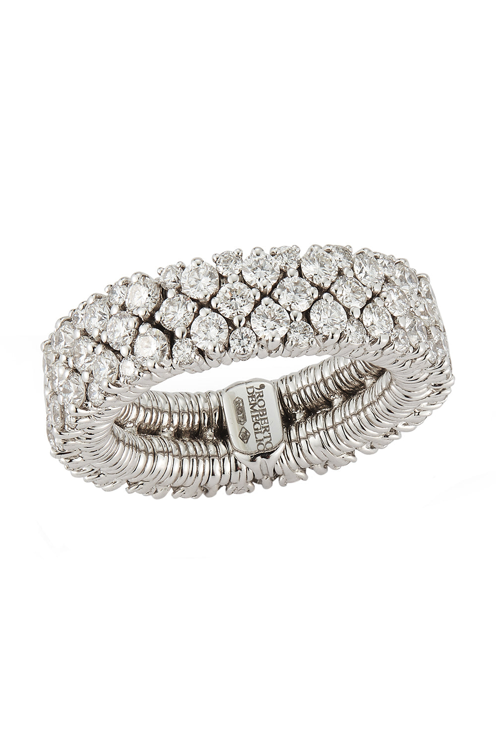 Diamond Cashmere Ring - White Gold