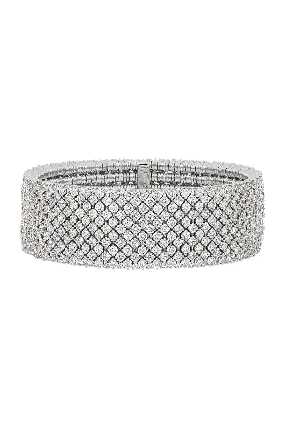 Diamond Cashmere Bracelet - White Gold