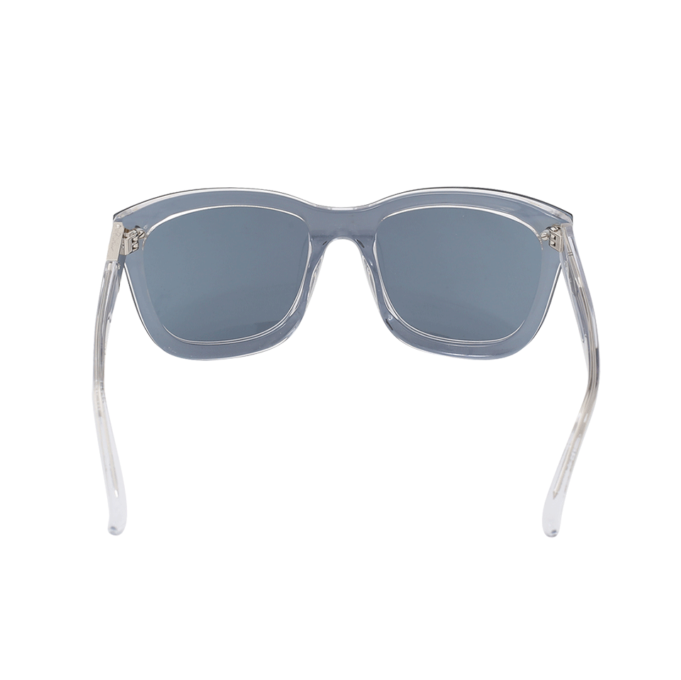 3.1 PHILLIP LIM-Chunky Angle D-Frame Sunglasses-BLU/CLR