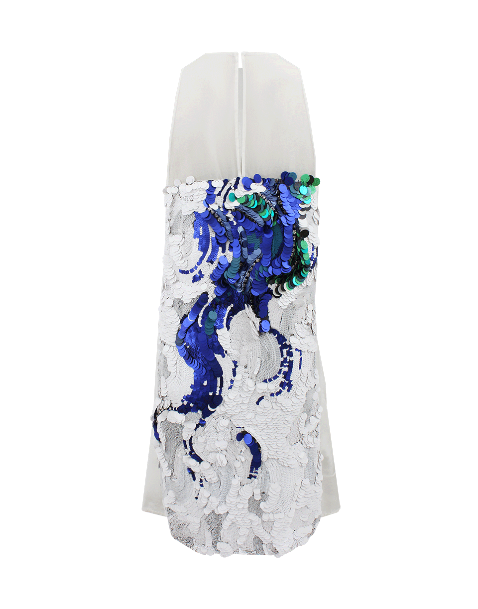 3.1 PHILLIP LIM-V-Neck Sequin Tank Dress-