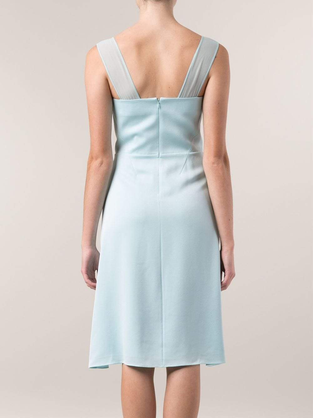 3.1 PHILLIP LIM-A-Line Dress With Chiffon Detail-