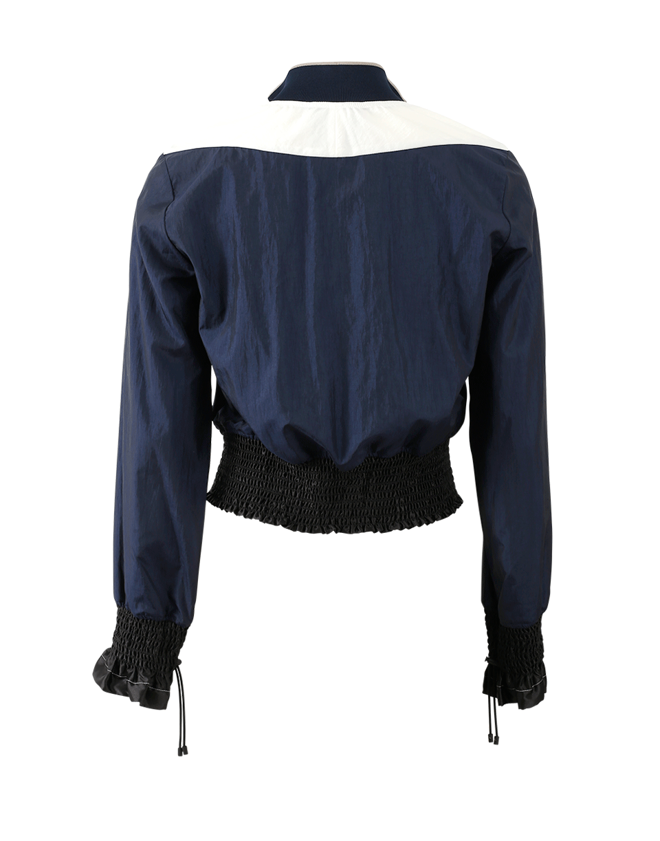 3.1 PHILLIP LIM-Smocked Windbreaker-