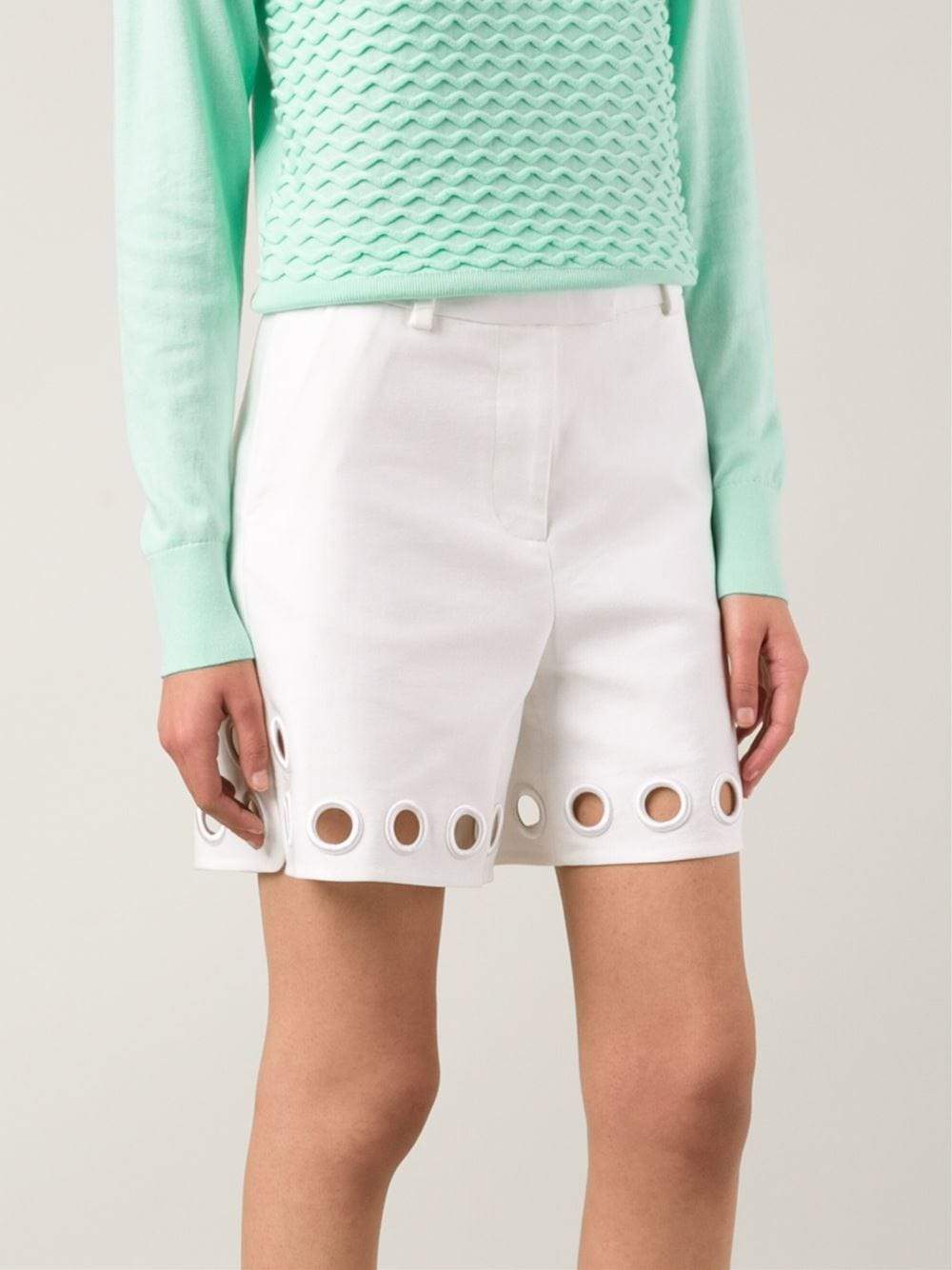 3.1 PHILLIP LIM-Embroidered Eyelet Shorts-