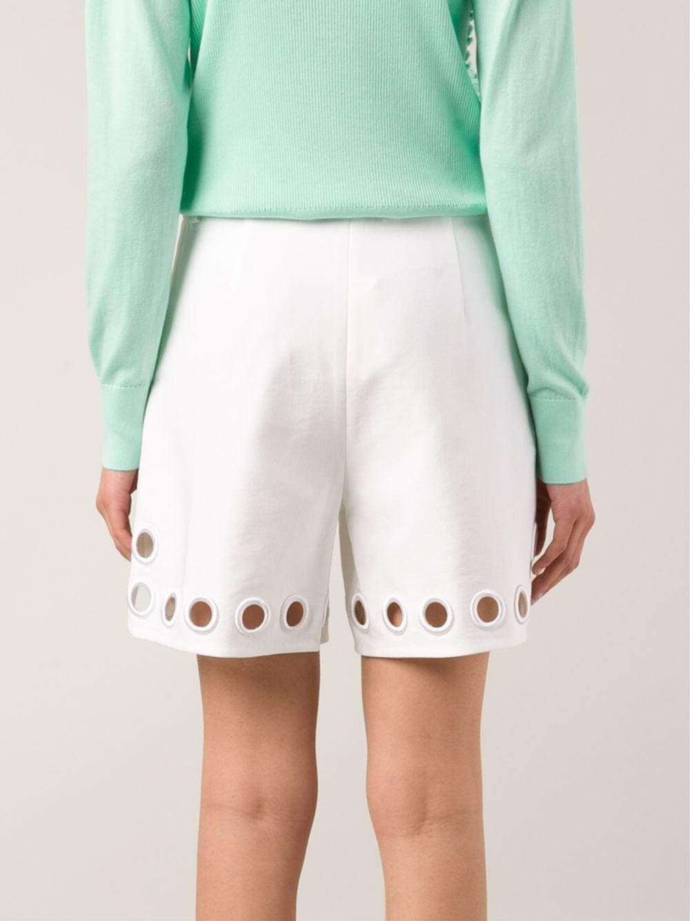 3.1 PHILLIP LIM-Embroidered Eyelet Shorts-
