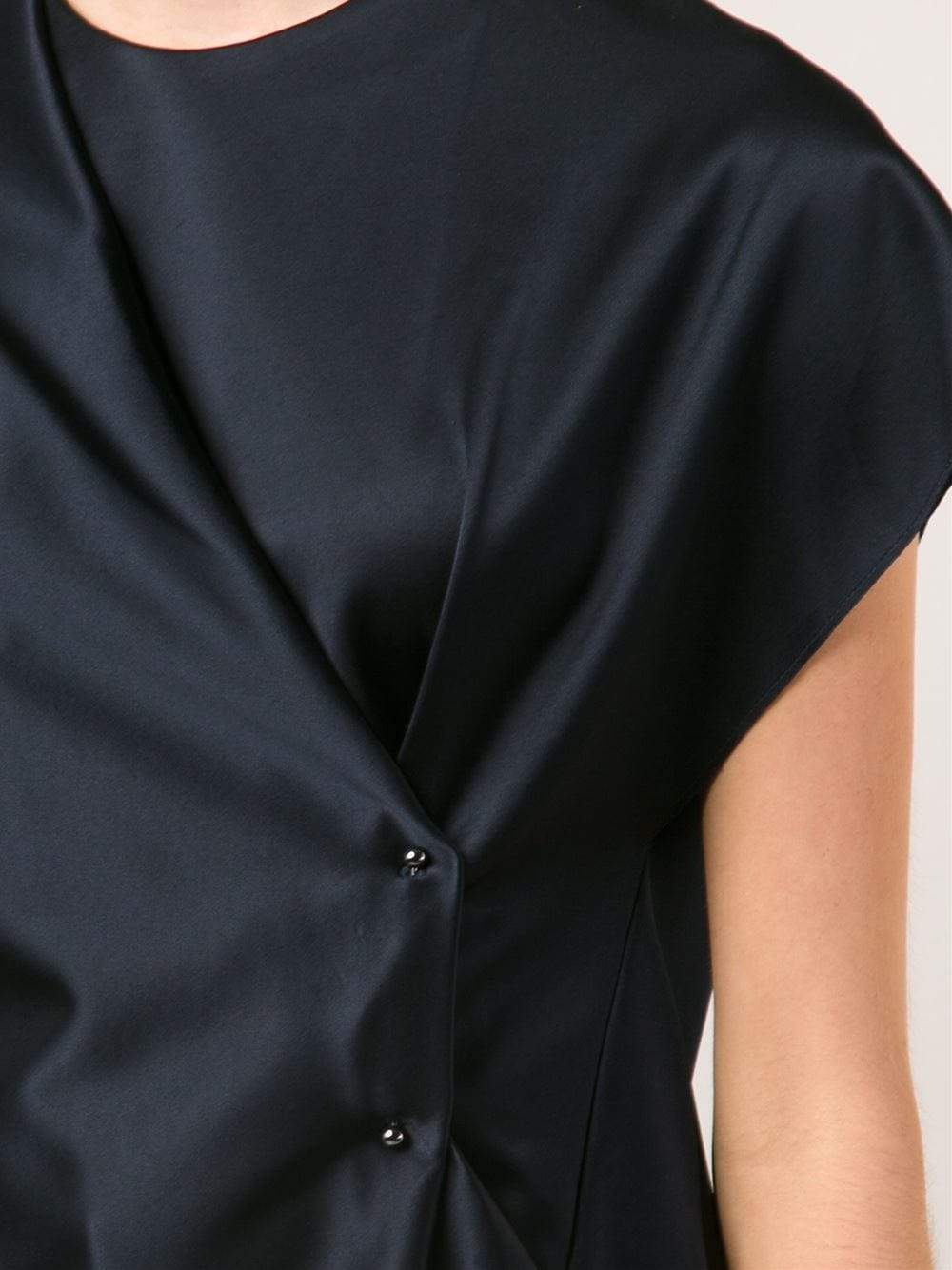 3.1 PHILLIP LIM-Crossover Shirt With Pin-