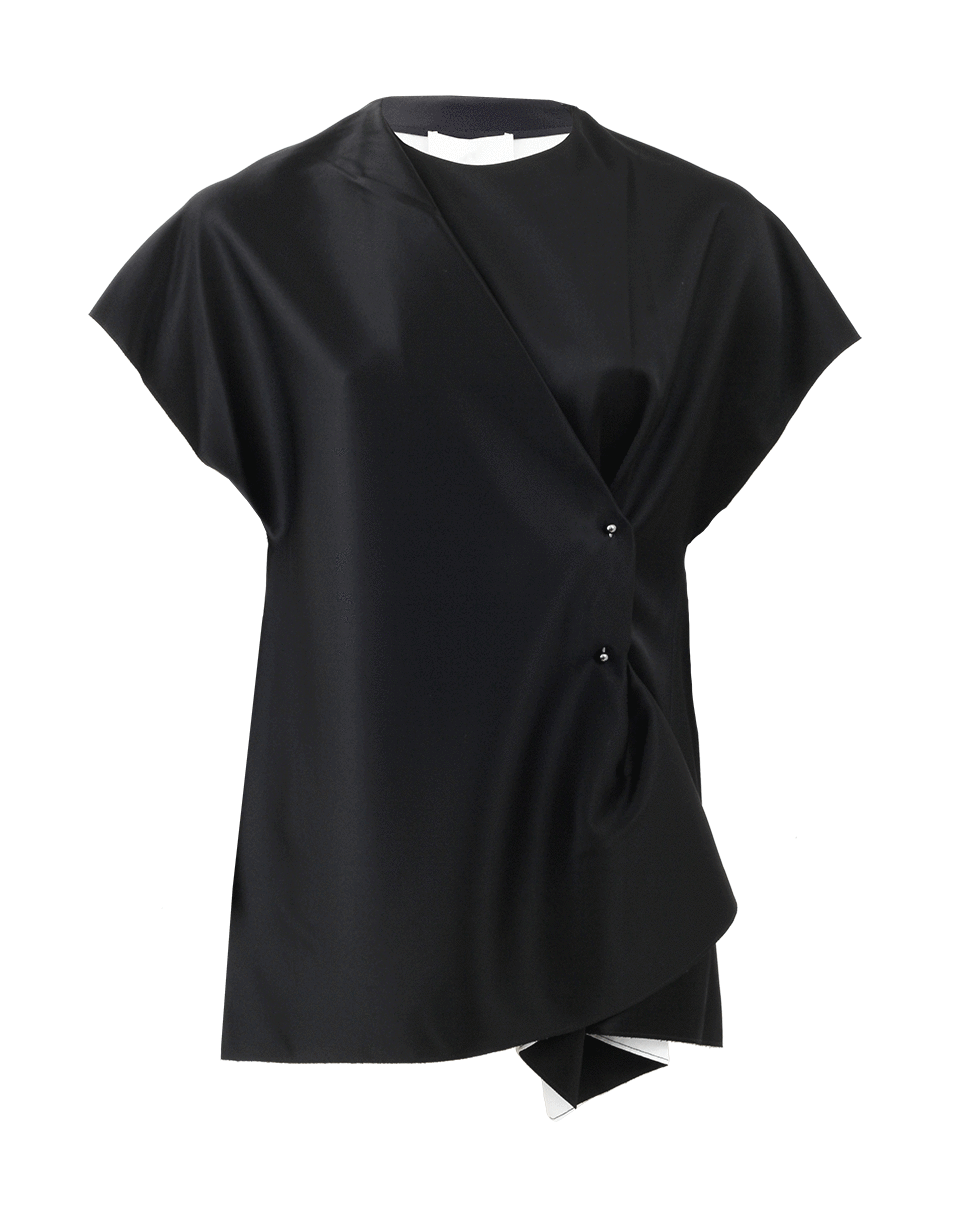 3.1 PHILLIP LIM-Crossover Shirt With Pin-