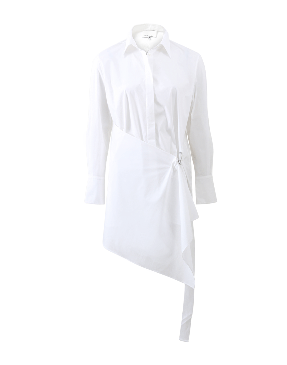 3.1 PHILLIP LIM-Collar Blouse With Parachute Skirt-