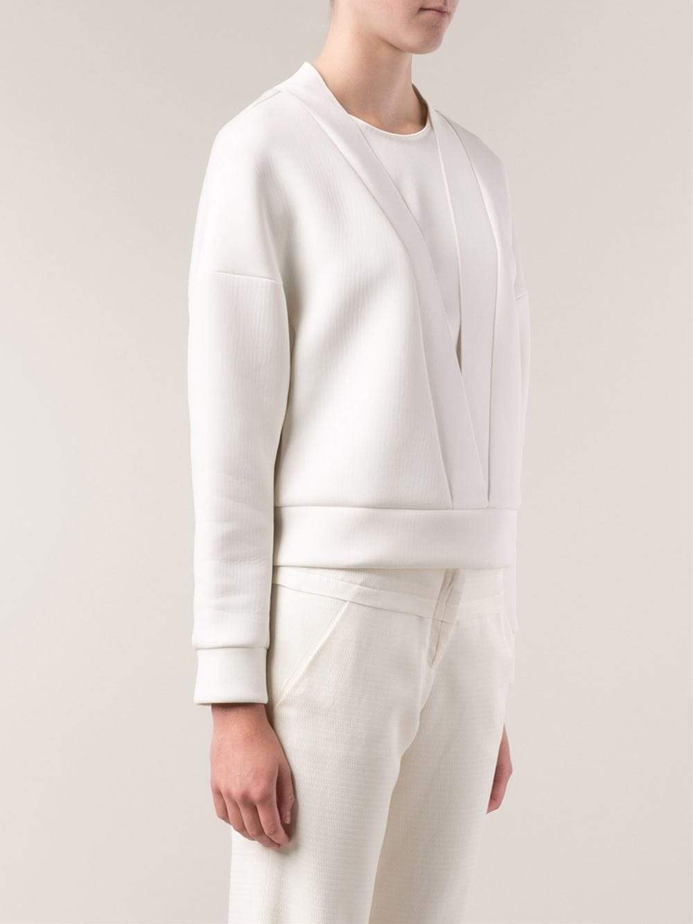 3.1 PHILLIP LIM-Ribbed Deep V-Neck Top-