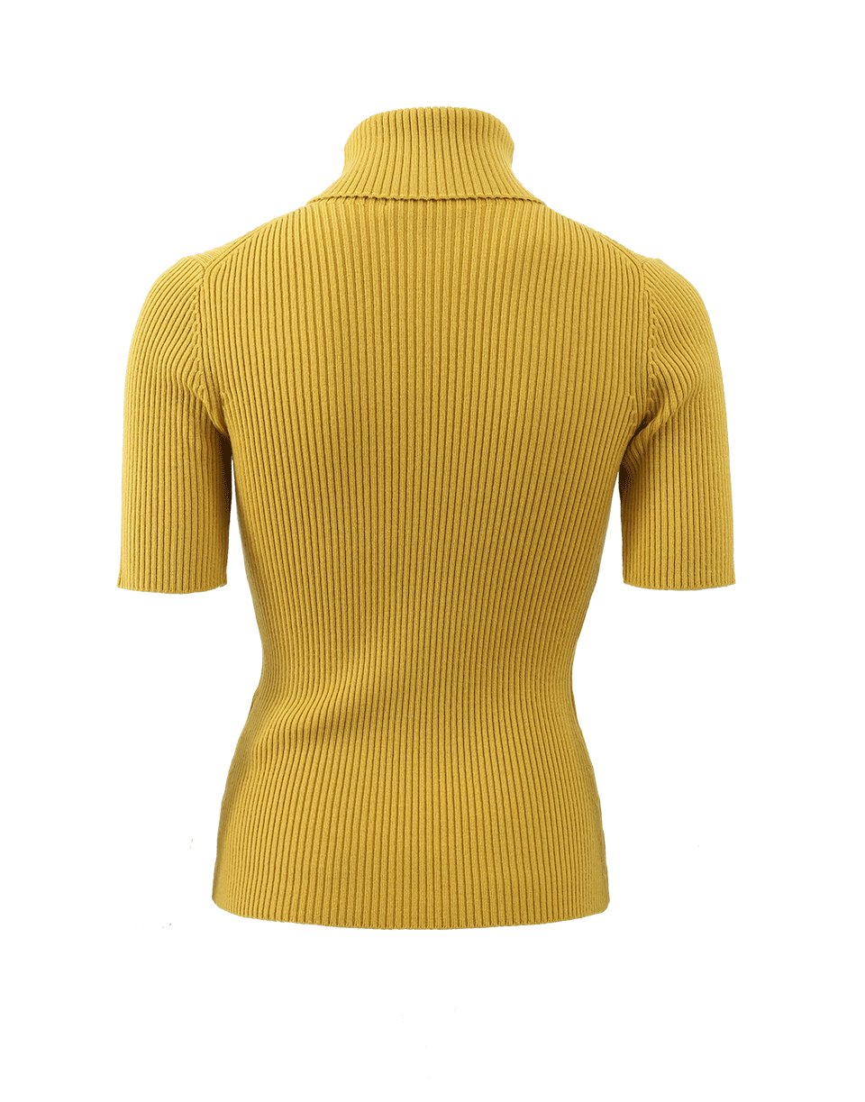 3.1 PHILLIP LIM-Ribbed Turtleneck Top-GOLD