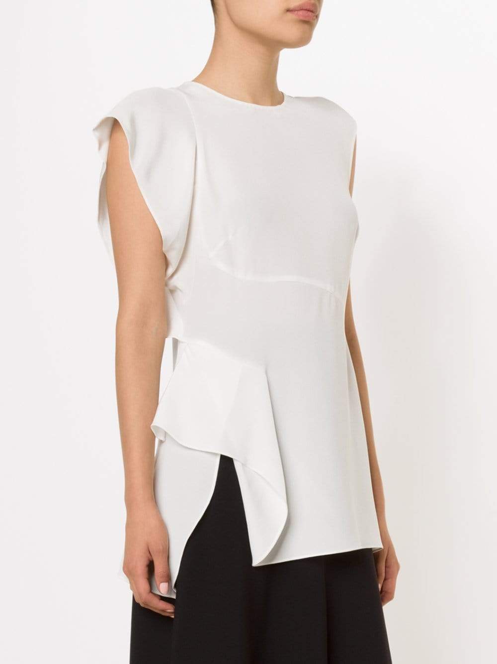 3.1 PHILLIP LIM-Cascading Ruffle Top-