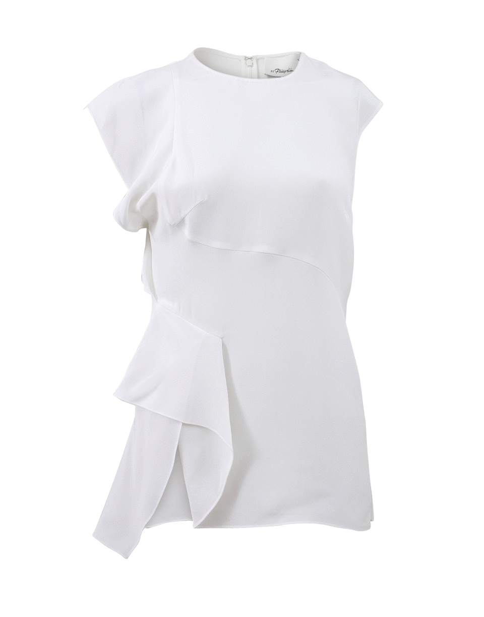 3.1 PHILLIP LIM-Cascading Ruffle Top-