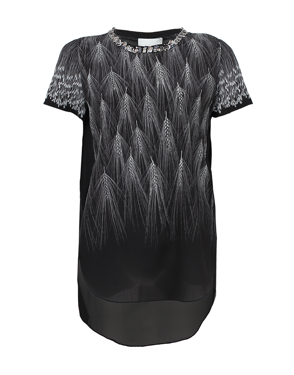 3.1 PHILLIP LIM-Tee with Beaded Neckline-