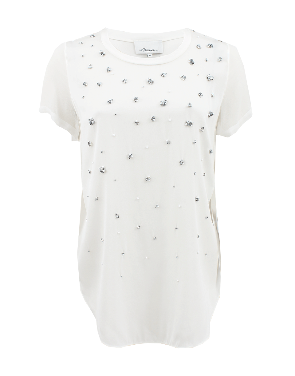 3.1 PHILLIP LIM-Overlap Side Seam T-Shirt-