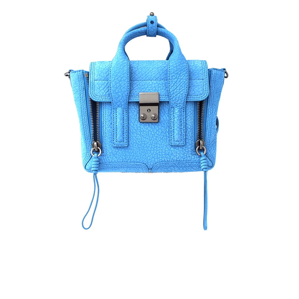 3.1 PHILLIP LIM-Pashli Mini Satchel-AZURE