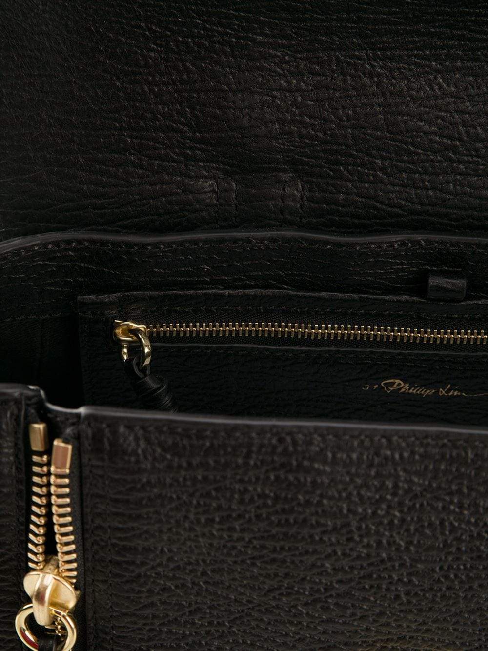 3.1 PHILLIP LIM-Pashli Leather Backpack-BLACK