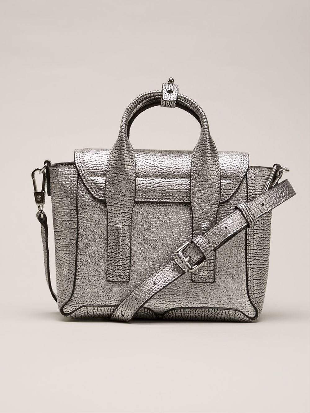 3.1 PHILLIP LIM-Pashli Mini Satchel-SILVER