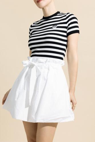 GG Bloomer Skirt-WHITE-34-CLOTHINGSKIRTMINI-PATOU