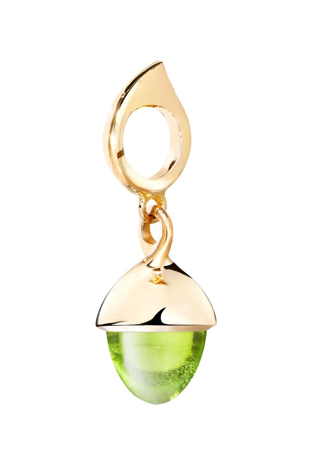 Peridot Mikado Flamenco Pendant-YELLOW GOLD-JEWELRYFINE JEWELPENDANT-TAMARA COMOLLI