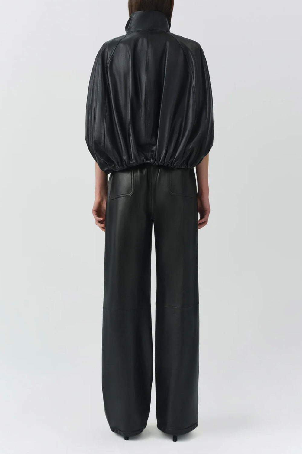 Jada Leather Cape Jacket