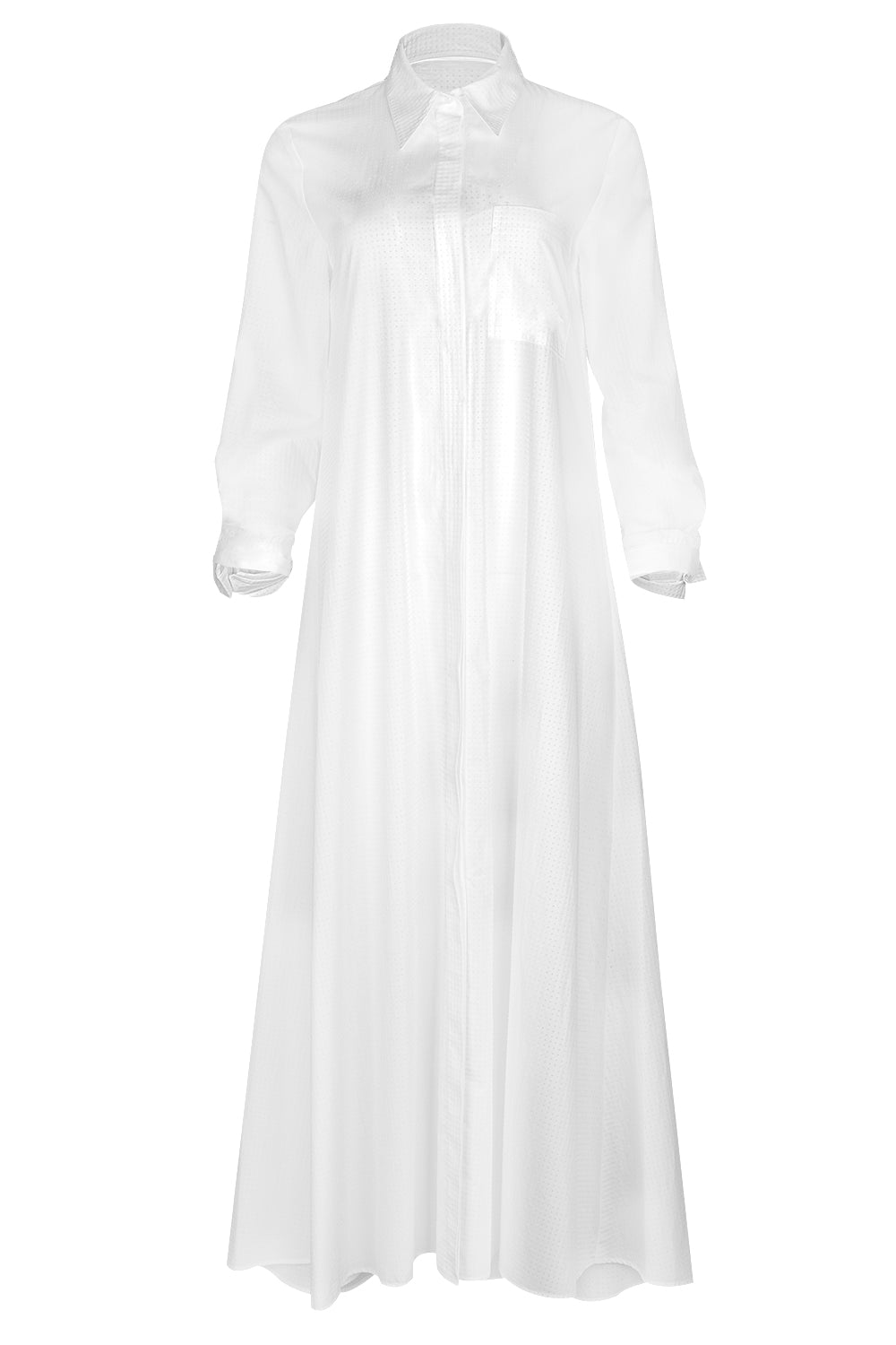 Jennys Gown - White Crystal-WHITE-XS-CLOTHINGDRESSCASUAL-TWP