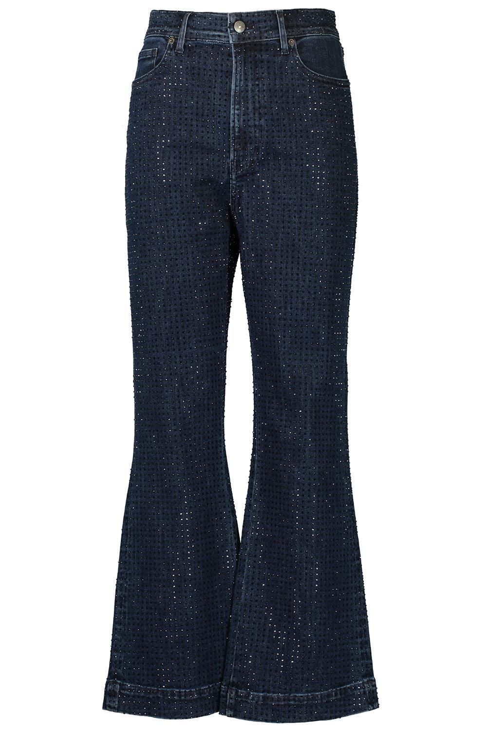 Carson Jean - Indigo Rinse Rhinestone-INDGRINS-26-CLOTHINGPANTSLIM FIT-VERONICA BEARD