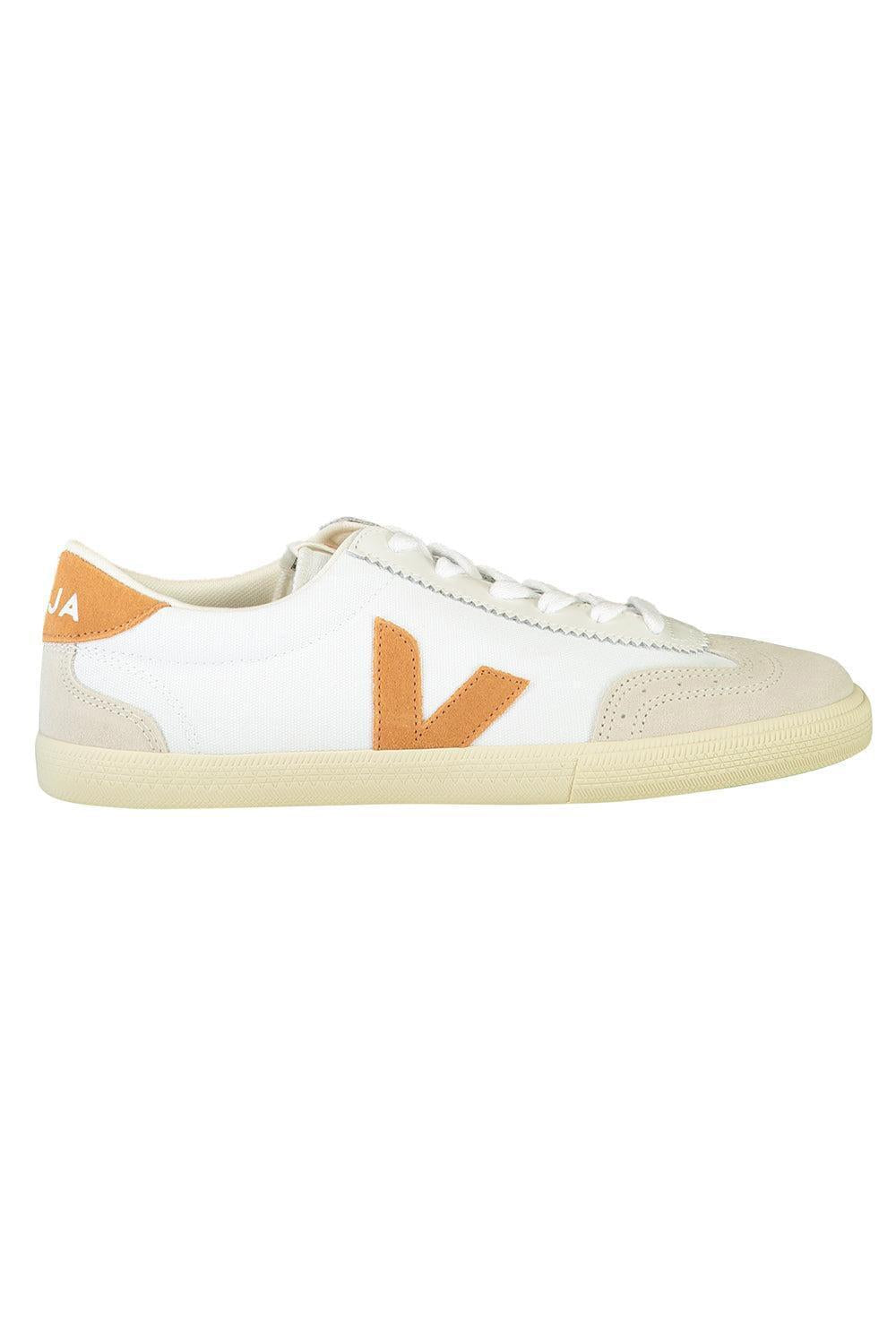 Volley Sneaker - White Umber-WHT/UMBR-36-SHOESNEAKER-VEJA