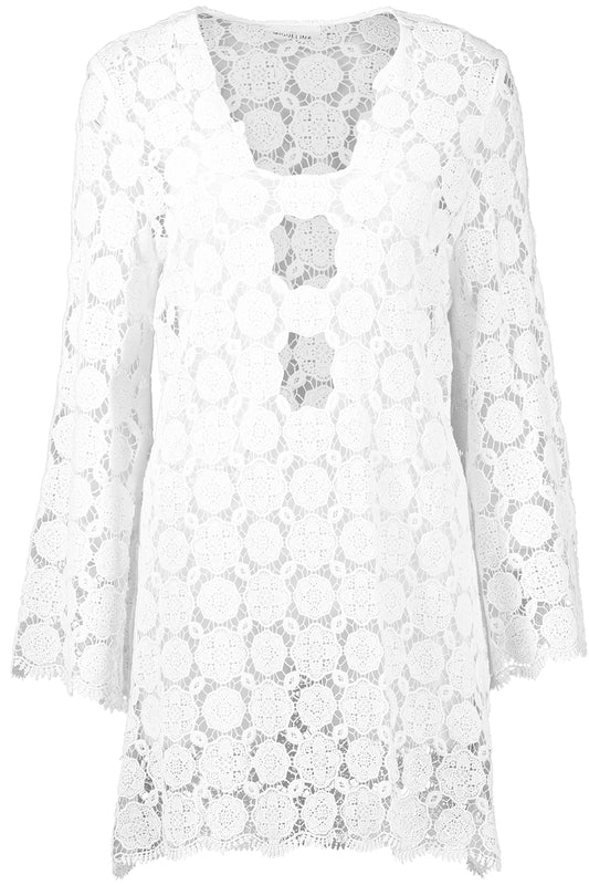 Doily Lace Coverup Dress-PURE WHI-XS-CLOTHINGDRESSCASUAL-MIGUELINA
