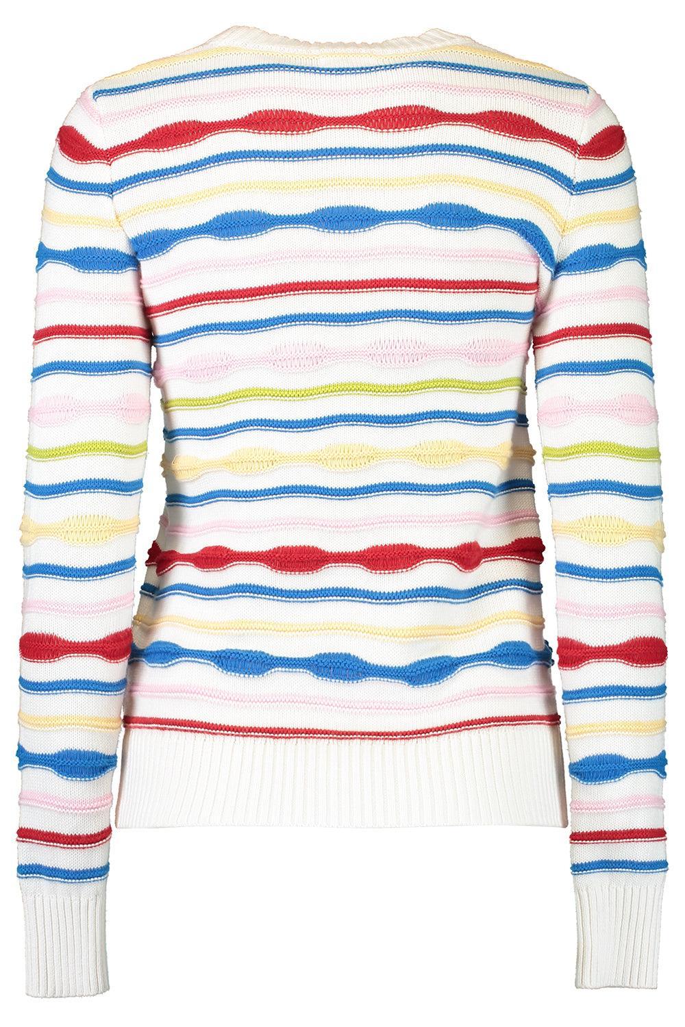 Novelty Stripe Crew Top-MULTI-XS-CLOTHINGTOPKNITS-MINNIE ROSE